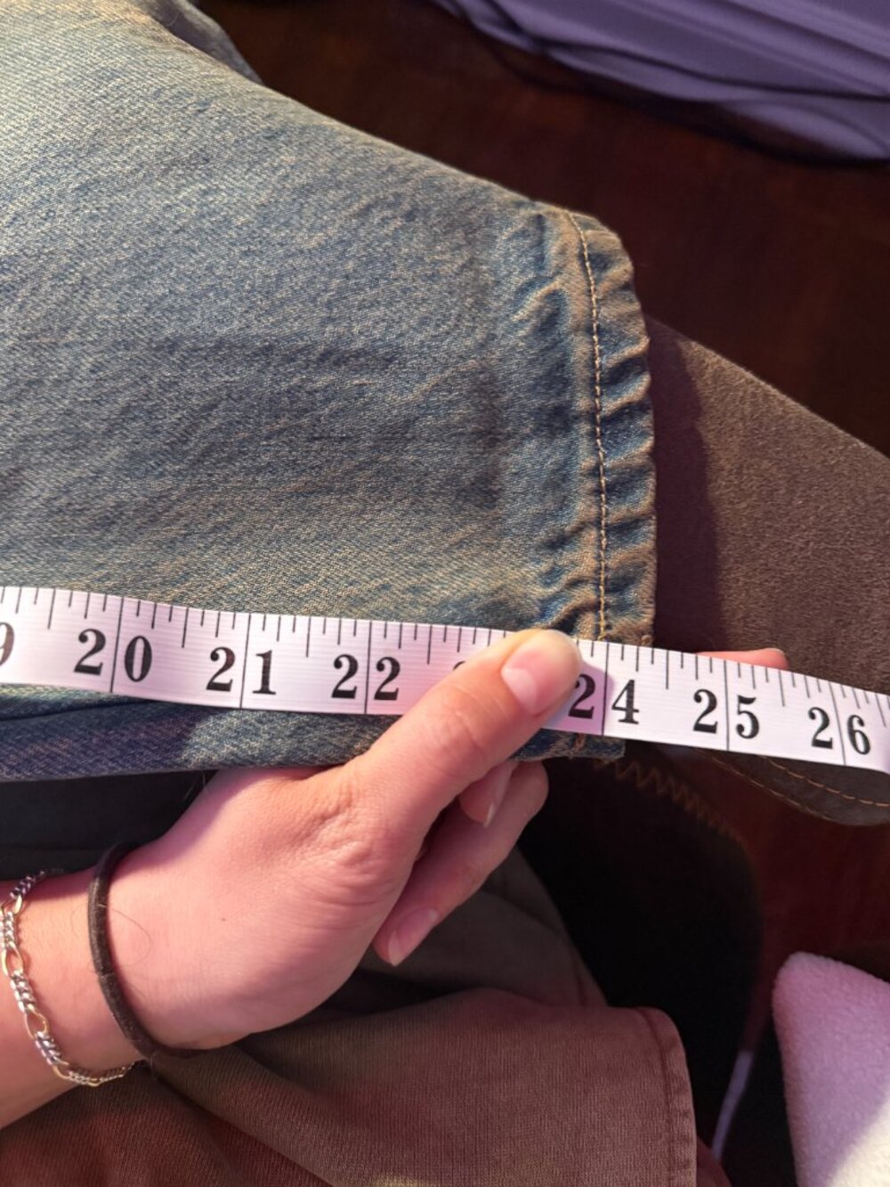 🤎NWT Free People Good Luck Mid-Rise Barrel Jeans - Picture 8 of 15